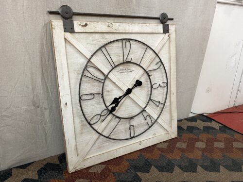 FirsTime & Co. Farmhouse Style Hanging Wall Clock