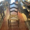 Rectangular Butterfly Extendable Table in Medium Brown with Four Chairs