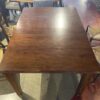 Rectangular Butterfly Extendable Table in Medium Brown with Four Chairs