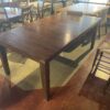 Rectangular Butterfly Extendable Table in Medium Brown with Four Chairs