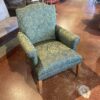 Formal Green Accent Chair