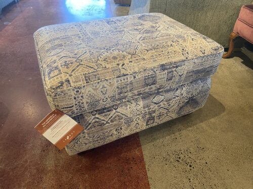 NEW! LA-Z-BOY Wilmette Ottoman in a Tapestry Print