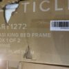 NEW! ARTICLE Basi King Bed Frame - Walnut