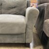 Dark Grey 3 Seat Sofa with Tuft Cushion Detail