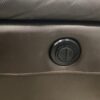 Dark Brown Leather Power Reclining Loveseat
