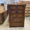 Wood 5 Drawer Tallboy Dresser