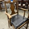 Vintage Wood Dining Table with 4 Chairs