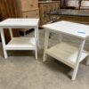 IKEA Lunnarp White 2 Tier Set of End Tables