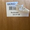 BOYD Bookcase with Carved Detail
