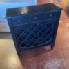 Credenza with Wine Rack Storage in Black