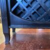 Credenza with Wine Rack Storage in Black