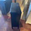 Credenza with Wine Rack Storage in Black