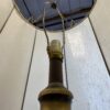 Vintage MCM Glass Cabinet Candelabra Table Lamp