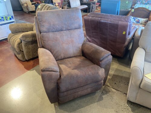 LA-Z-BOY Talladega Power Rocking Recliner in Brown