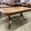 Antique Cherry Stained Large Oval Dining Table