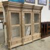 COLLECTED BY SCHWUNG Large Unfinished Display Cabinet with Wire Paneled Doors