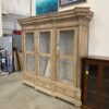 COLLECTED BY SCHWUNG Large Unfinished Display Cabinet with Wire Paneled Doors