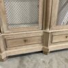 COLLECTED BY SCHWUNG Large Unfinished Display Cabinet with Wire Paneled Doors