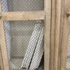 COLLECTED BY SCHWUNG Large Unfinished Display Cabinet with Wire Paneled Doors
