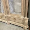 COLLECTED BY SCHWUNG Large Unfinished Display Cabinet with Wire Paneled Doors