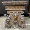 Pair of Antique Hand Carved Ornate Side Tables