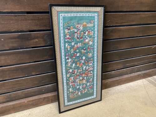 Chinoiserie Silk Embroidery of Playing Children