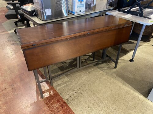 Wood Top Butterfly Drop Leaf Dining Table