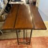 Wood Top Butterfly Drop Leaf Dining Table
