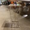 Petite Square Mirror Top Accent Table