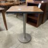 Butcher Block Cocktail Table with Metal Legs
