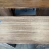 Walnut Veneered Desk with 3 Drawers
