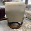 Benchmaster Stress-Free Swivel Reclining Chair w/ Storage Ottoman