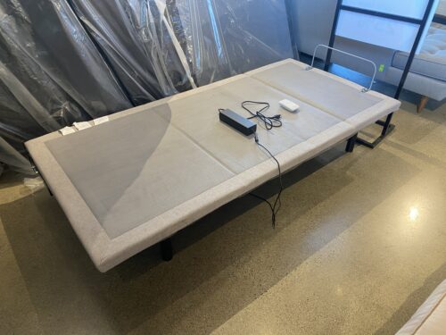 Twin Size Motorized Adjustable Steel Bed Frame with Remote