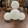 Circular Bulb Light Fixture w/ Black Bar