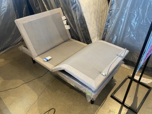 Twin Size Motorized Adjustable Steel Bed Frame with Remote