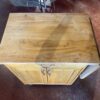 Rolling Butcher Block Kitchen Cart with Storage and Drop Leaf