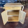 Rolling Butcher Block Kitchen Cart with Storage and Drop Leaf