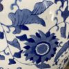 Asian Inspired White & Blue Ceramic Garden Stool