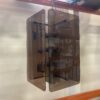 Rectangular Smoked Plexi Glass Chandelier