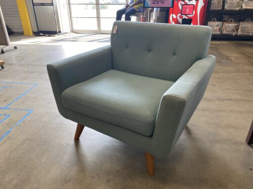 MODWAY Aqua Modern MC Wide Seat Arm Chair