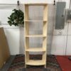 Blonde Curved Open Display Shelf