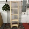 Blonde Curved Open Display Shelf
