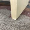 Blonde Curved Open Display Shelf