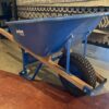 JACKSON Blue Steel 6 Cu. Ft. Wheelbarrow w/ Leg Stabilizers