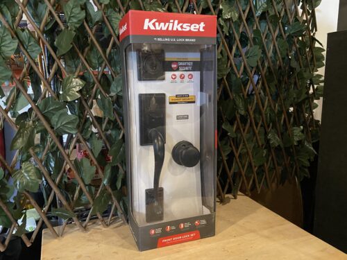 NEW! KWIKSET Hawthorne x Juno Knob Single Cylinder Handle Set, Venetian Bronze