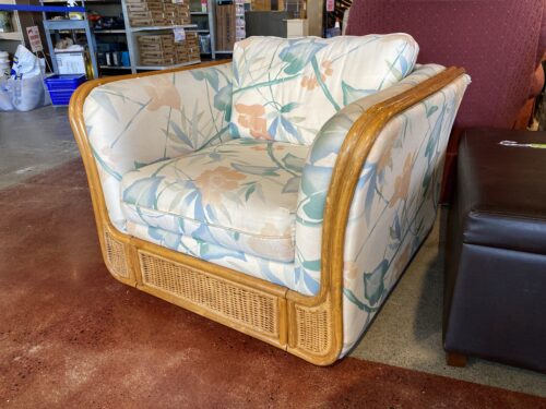 Sun Room Bentwood Armchair w/ Woven Details