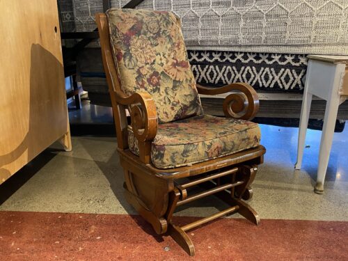 Smooth Wood Frame Glide Rocker