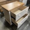 White Drawer Filing Cabinet w/ Key