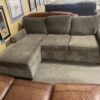 JONATHAN LOUIS Gray Sectional w/ Storage Ottoman