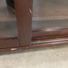 Cherry Toned Double Glass Sliding Door Media Center